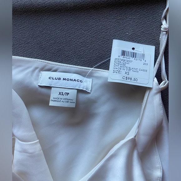 NWT - club Monaco  - XS cami - Picture 2 of 3